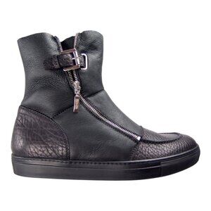 CESARE PACIOTTI LUXURIOUS SHEARLING BOOTS ITALIAN DESIGNER MENS SHOES NEW IN BOX
